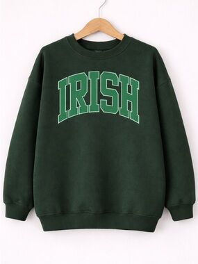 NWT Notre Dame Fighting Irish Sweatshirt 2XL, St Patrick’s Day Sweatshirt